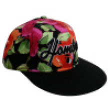Floral Fabric Fashion Baseball Cap with Snapback Sb1520